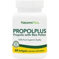 Прополіс з бджолиним пилком / Propolplus Propolis with Bee Pollen, Nature's Plus, 60 гелевих капсул