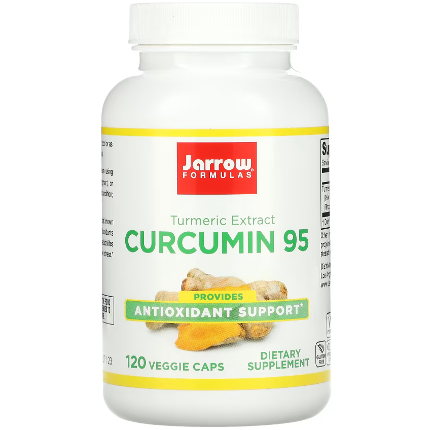 Куркумін 95 / Curcumin 95, Jarrow Formulas, 500 мг, 120 капсул