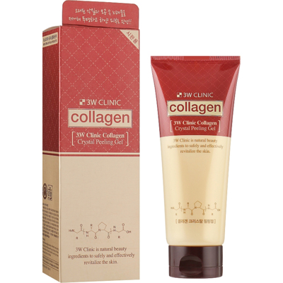 Пилинг-гель с коллагеном 3W Clinic Collagen Crystal Peeling Gel