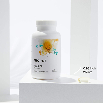 Омега-3 / Super EPA, EPA & DHA, Thorne Research, 90 капсул