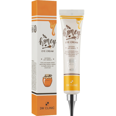 Крем для кожи вокруг глаз с экстрактом меда и прополиса 3W Clinic Honey Eye Cream