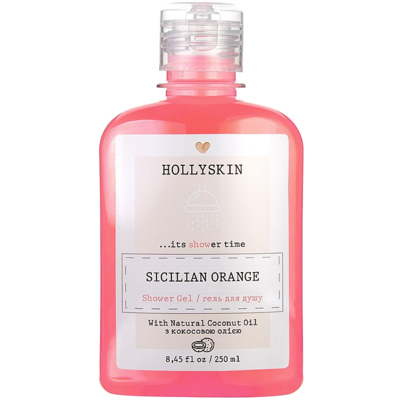 Натуральный гель для душа с ароматом сицилийского апельсина Hollyskin Sicilian Orange