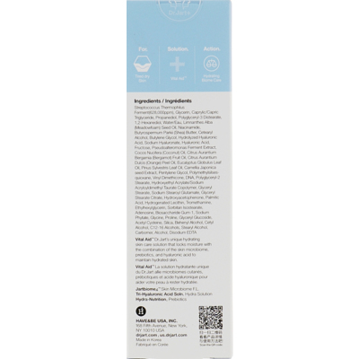 Увлажняющий крем для лица с пробиотиками Dr.Jart+ Vital Hydra Solution Biome Moisture Cream