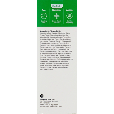 Тонер з екстрактом центели Dr.Jart+ Cicapair Toner Tonique