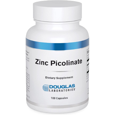 Цинк пиколинат / Zink Picolinate, Douglas Laboratories, 50 мг, 100 капсул