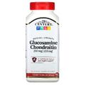 Глюкозамин и хондроитин с обычной силой действия / Glucosamine and Chondroitin with Original Strength, 21st Century, 250 мг + 200 мг, 120 капсул