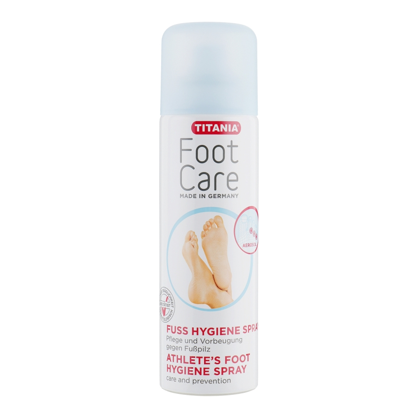 Спрей для ступней ног защитный против грибковых инфекций Titania Foot Care Spray