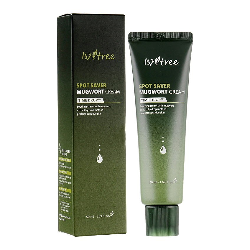 Крем для чувствительной кожи с экстрактом полыни Isntree Spot Saver Mugwort Cream