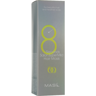 Восстанавливающая мягкая маска для волос Masil 8 Seconds Salon Super Mild Hair Mask Green