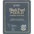 Гидрогелевая маска с золотом и черным жемчугом для лица Petitfee Black Pearl & Gold Hydrogel Mask Pack