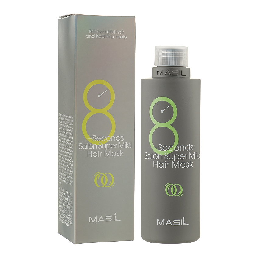 Восстанавливающая мягкая маска для волос Masil 8 Seconds Salon Super Mild Hair Mask Green