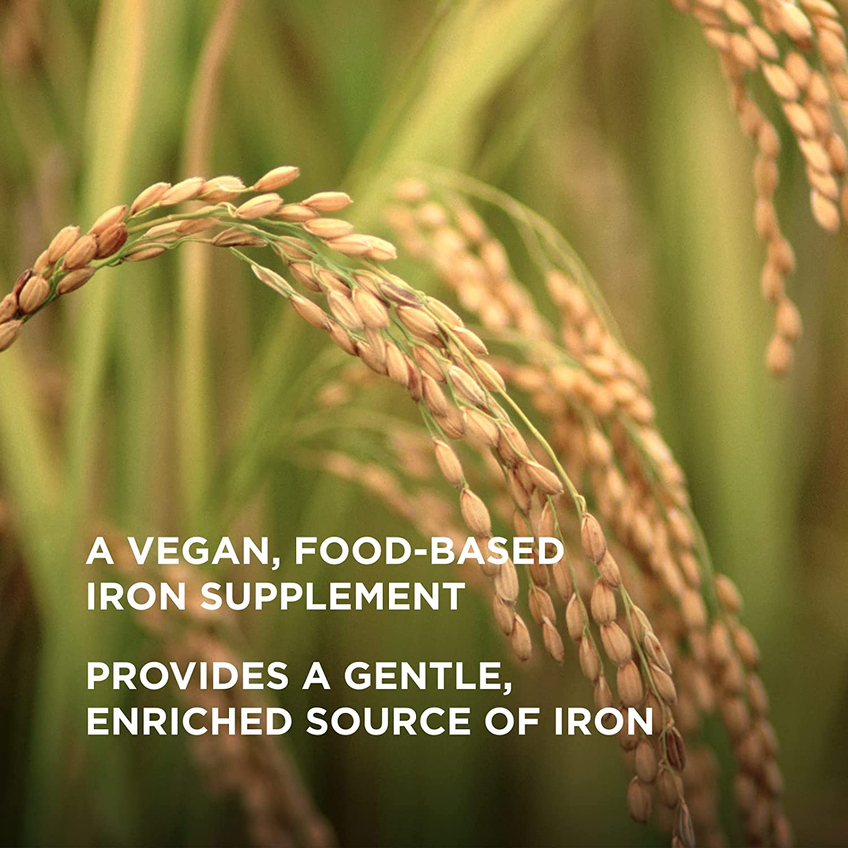 Железо коджи ферментированное / EarthSource Food Fermented Koji Iron, Solgar, 27 мг, 30 вегетарианских капсул