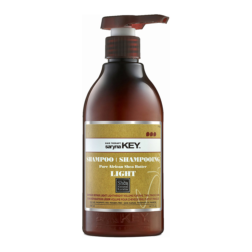 Шампунь для відновлення волосся полегшена формула Saryna Key Damage Repair Light Shampoo
