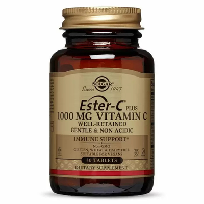 Эстер-С плюс / Ester-C Plus, Solgar, 1000 мг, 30 таблеток