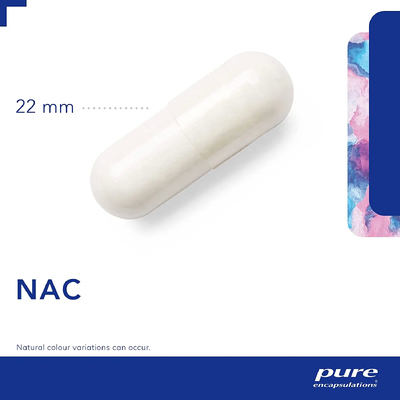 N-ацетилцистеин / NAC, Pure Encapsulations, 600 мг, 180 капсул