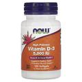Вітамін D3 / Vitamin D-3, 125 мкг (5000 МО), Now Foods, 120 гелевих капсул