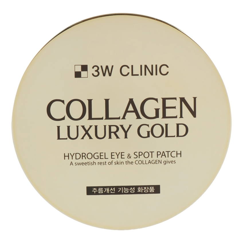 Патчи для глаз с коллагеном и золотом 3W Clinic Collagen & Luxury Gold Eye Patch