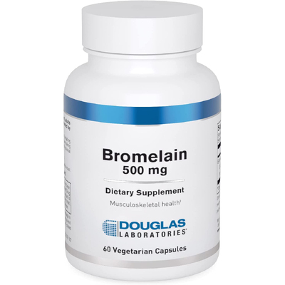 Бромелайн / Bromelain, Douglas Laboratories, 500 мг, 60 капсул