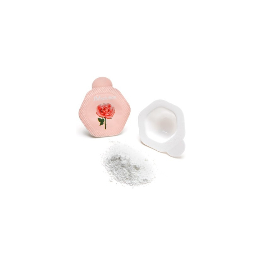 Энзимная пудра с розой JMsolution Glow Luminous Flower Firming Powder Cleanswer Rose