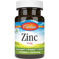 Цинк глюконат / Zinc, Carlson Labs, 15 мг, 100 таблеток