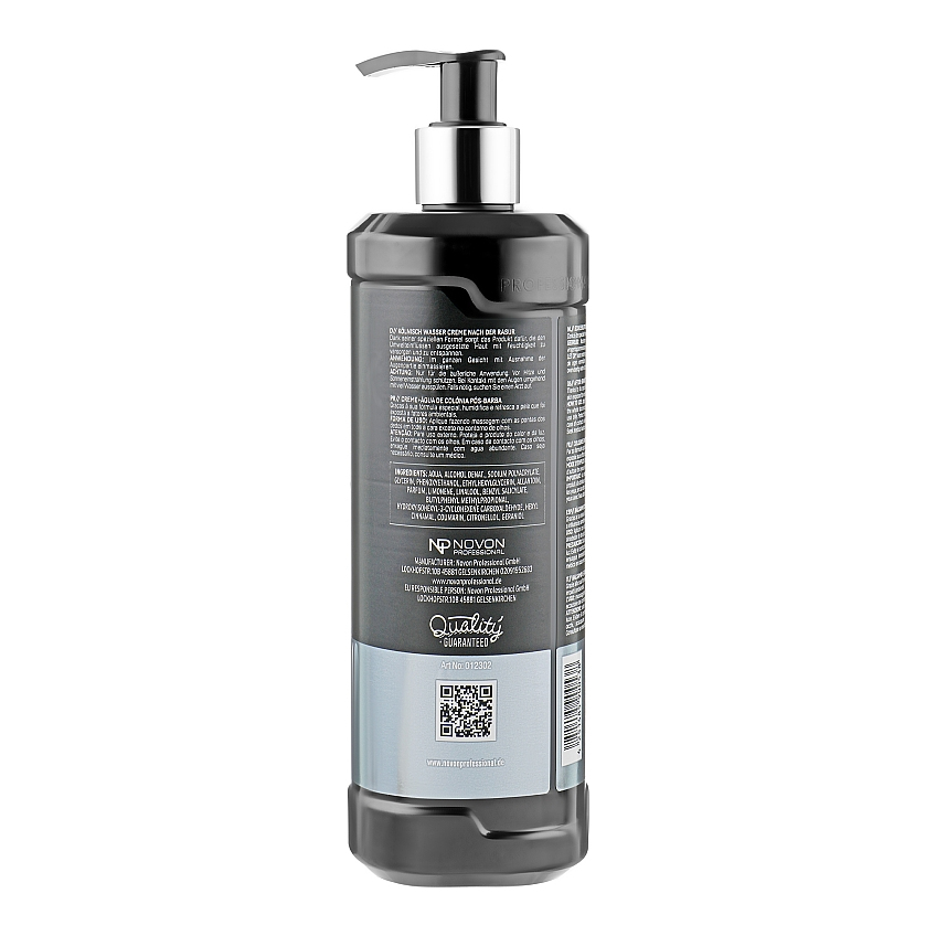 Крем после бритья Novon Professional Aftershave 3x Black Fire