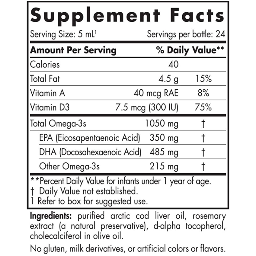 Жидкий рыбий жир для детей с витамином D3 / Baby's DHA with Vitamin D3, Nordic Naturals, 60 мл