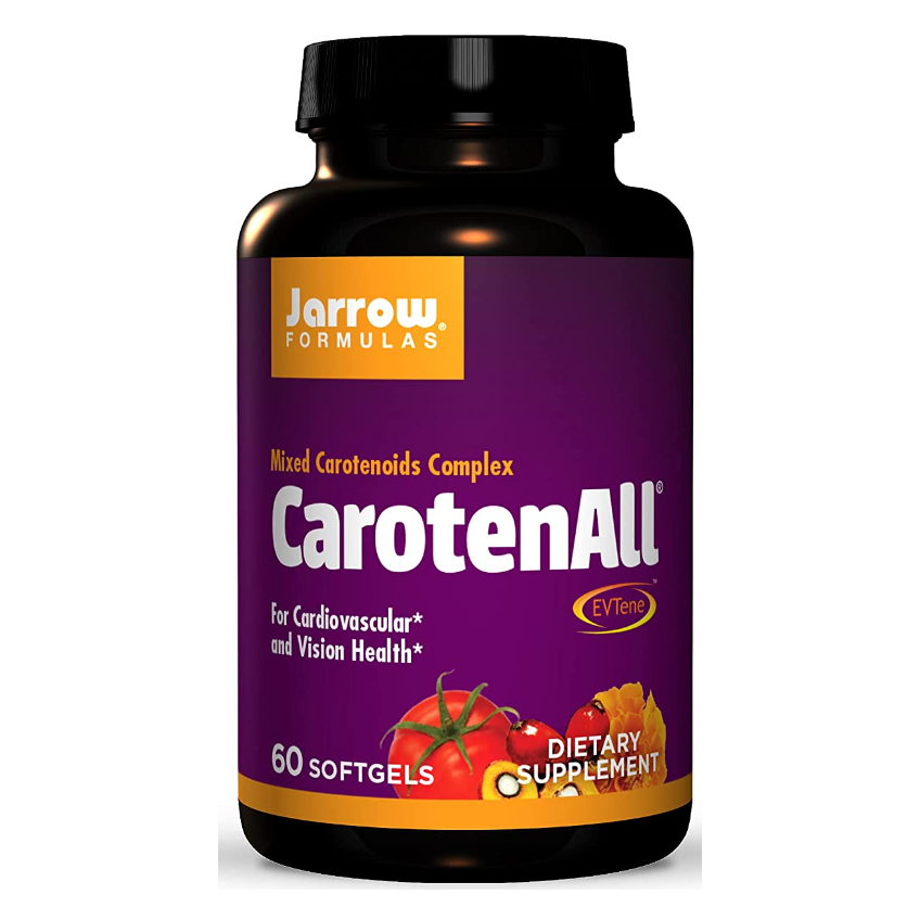 Комплекс из смеси каротиноидов / CarotenALL Mixed Carotenoids Complex, Jarrow Formulas, 60 гелевых капсул