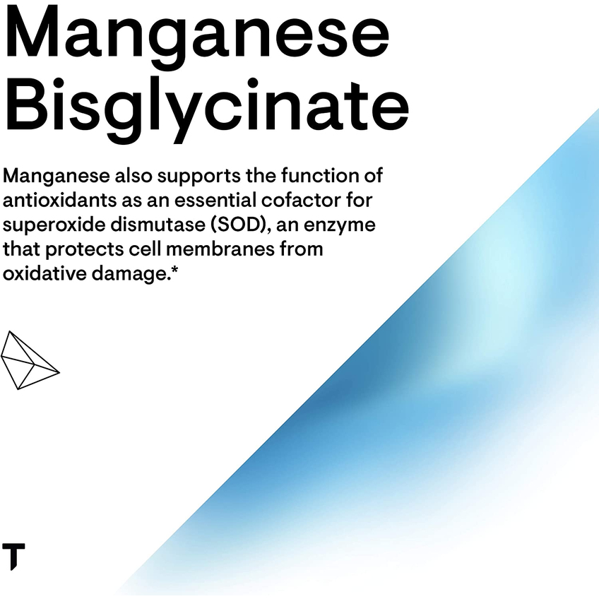 Бисглицинат марганца / Manganese Bisglycinate, Thorne Research, 15 мг, 60 капсул