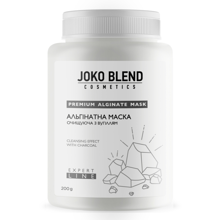 Альгинатная очищающая маска с углем Joko Blend Premium Alginate Mask