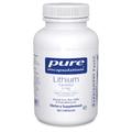 Літій (оротат) / Lithium (orotate), Pure Encapsulations, 5 мг, 180 капсул