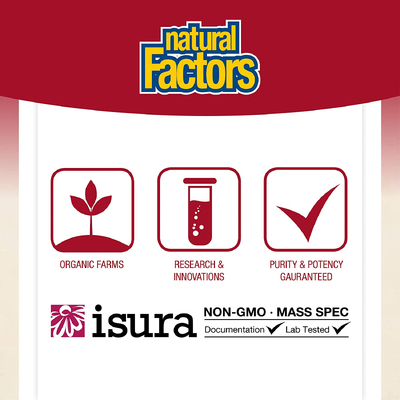 Суперконцентрат клюквы / Cranberry Concentrate, Natural Factors, 500 мг, 180 капсул