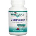 L-метіонін / L-methionine, Nutricology, 500 мг, 100 капсул