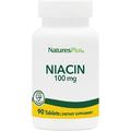 Ниацин / Niacin, Nature's Plus, 100 мг, 90 таблеток