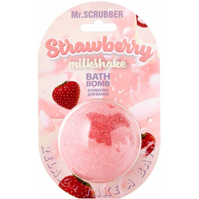 Бомбочка для ванной Strawberry Milkshake Mr.Scrubber