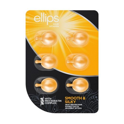 Витамины для волос «Безупречный шелк» с про-кератиновым комплексом Ellips Hair Vitamin Smooth & Silky With Pro-Keratin Complex