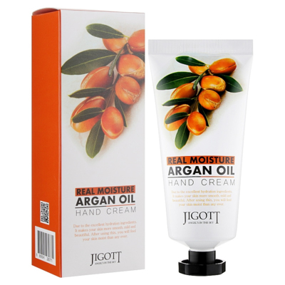 Крем для рук с аргановым маслом Jigott Real Moisture Argan Oil Hand Cream