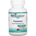 Поджелудочная железа, натуральная железистая ткань / Pancreas Natural Glandular (Pork), Nutricology, 425 мг, 60 капсул