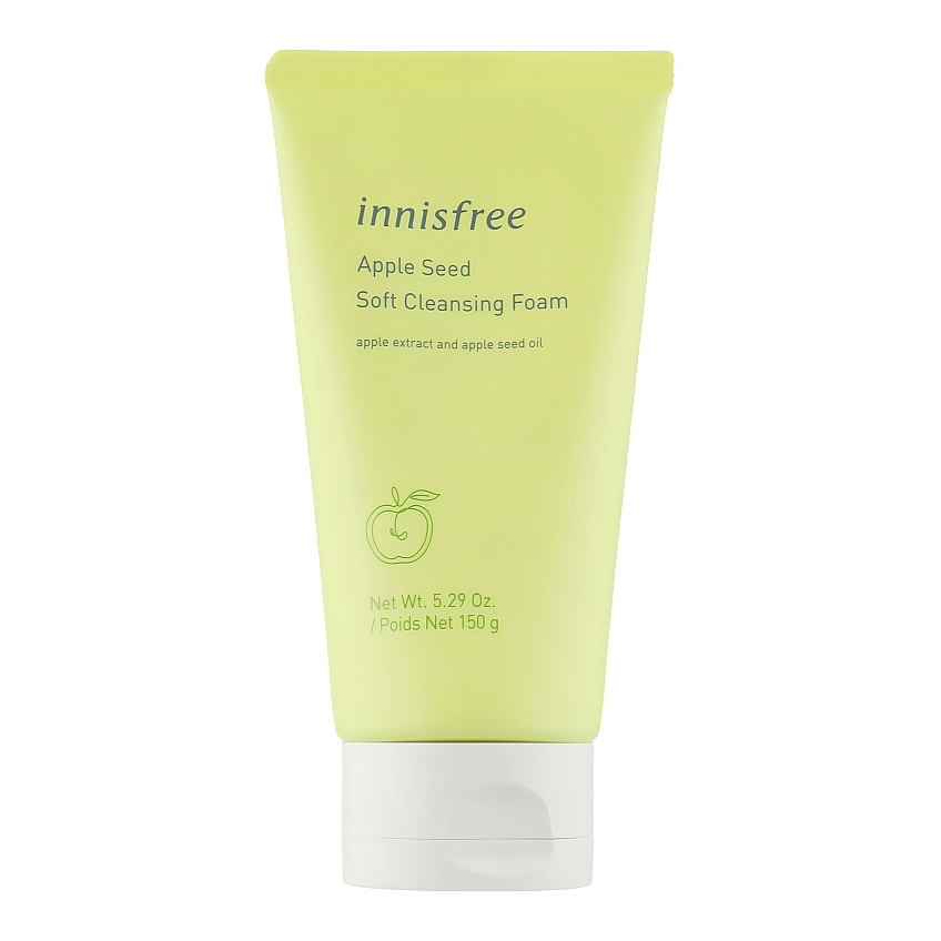 Пенка для лица с экстрактом яблока Innisfree Apple Seed Soft Cleansing Foam