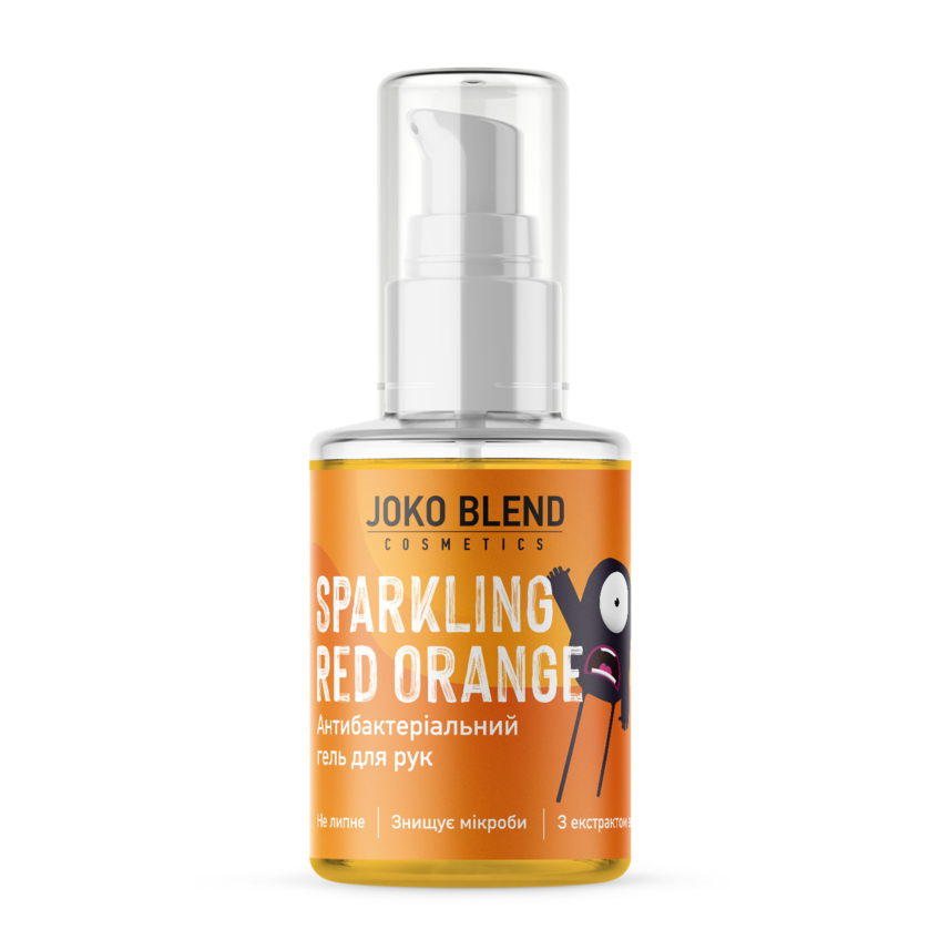 Антибактериальный гель для рук Joko Blend Black Sparkling Red Orange Anti-Bacterial Hand Gel