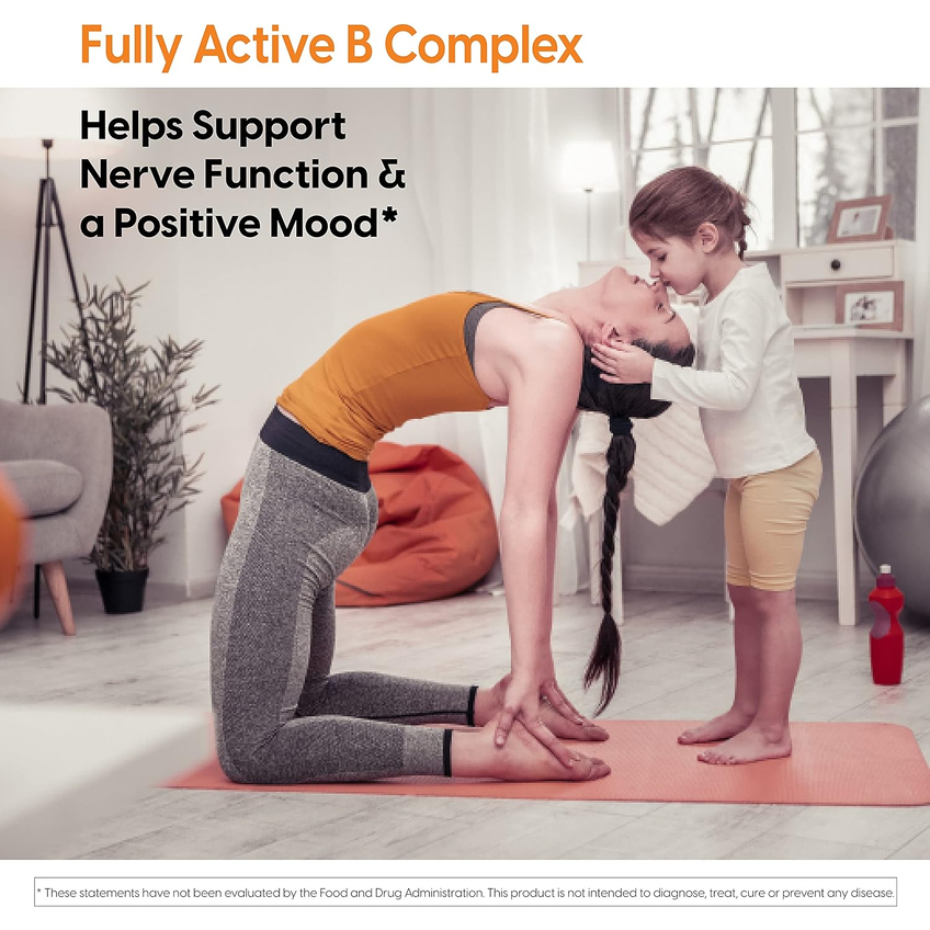 Повністю активний комплекс вітамінів групи B із Quatrefolic / Fully Active B Complex with Quatrefolic, Doctor's Best, 60 вегетаріанських капсул