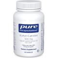 Ацетил-L-карнитин / Acetyl-l-Carnitine, Pure Encapsulations, 500 мг, 60 капсул