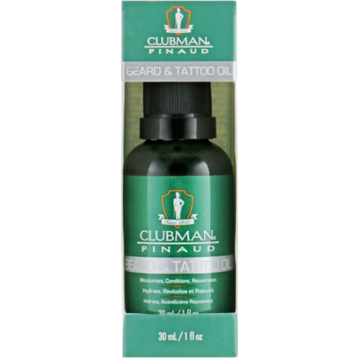 Масло для бороды и татуировок Clubman Pinaud Beard and Tatoo Oil