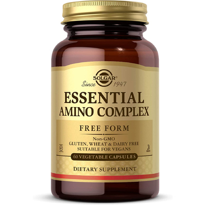 Комплекс незамінних амінокислот / Essential Amino Complex, Solgar, 60 вегетаріанських капсул