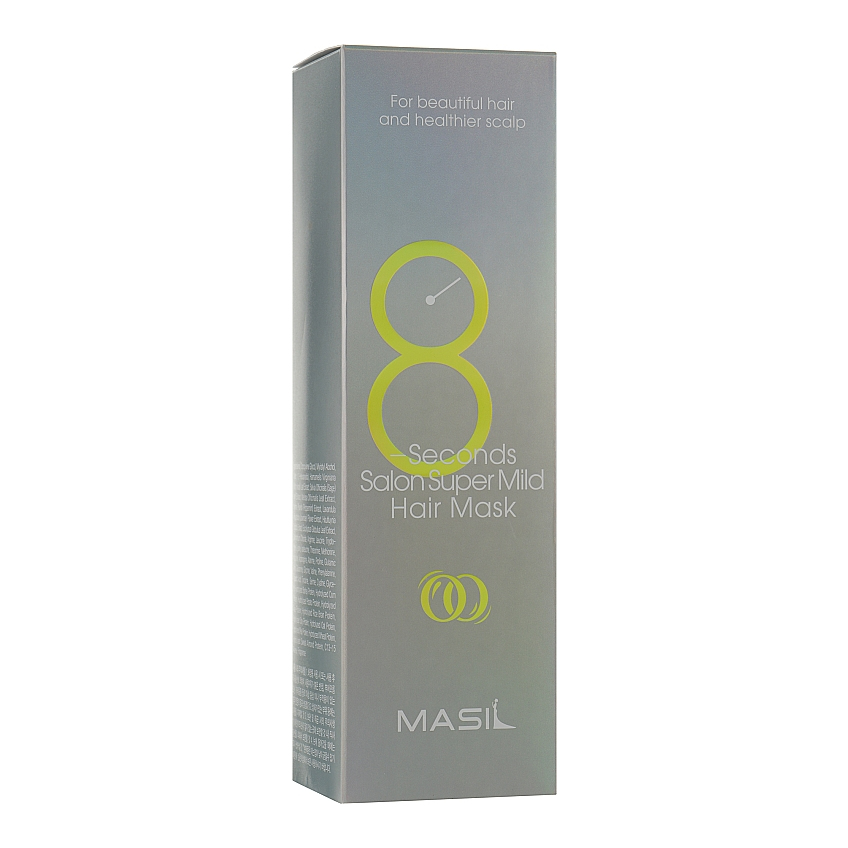 Восстанавливающая мягкая маска для волос Masil 8 Seconds Salon Super Mild Hair Mask Green