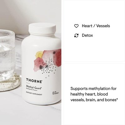 Вітаміни для мозку / Methyl-Guard, Thorne Research, 180 капсул