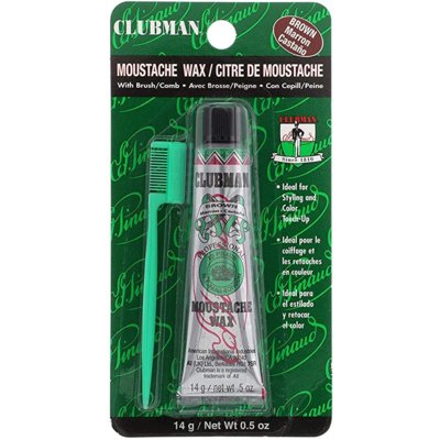 Воск для усов Clubman Pinaud Moustache Wax Коричневый