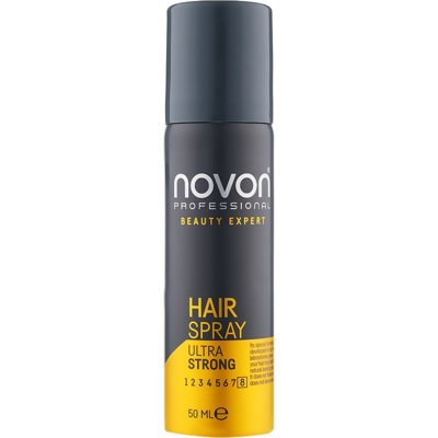 Лак для укладання волосся ультрасильної фіксації Novon Professional Hairspray Ultra Strong