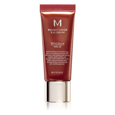 ВВ-крем Missha M Perfect Cover SPF42/Pa +++ №21 Light Beige