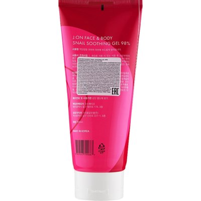 Гель универсальный с муцином улитки J:ON Face & Body Snail Soothing Gel 98%