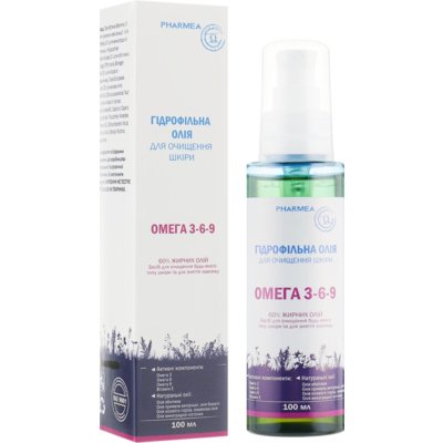 Гидрофильное масло для очищения кожи Pharmea Omega 3-6-9